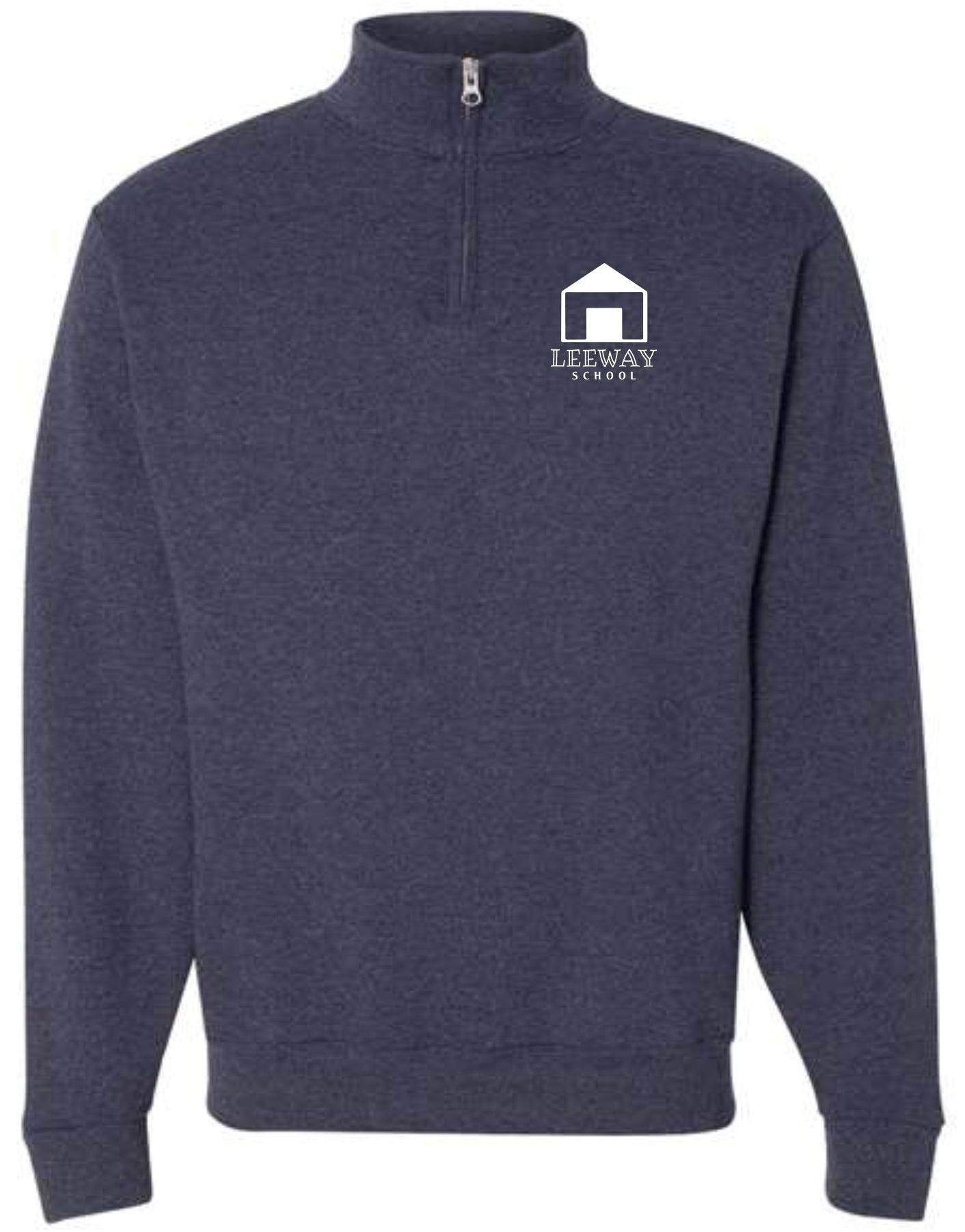 Leeway School Unisex Nublend® Cadet Collar Quarter-Zip Sweatshirt