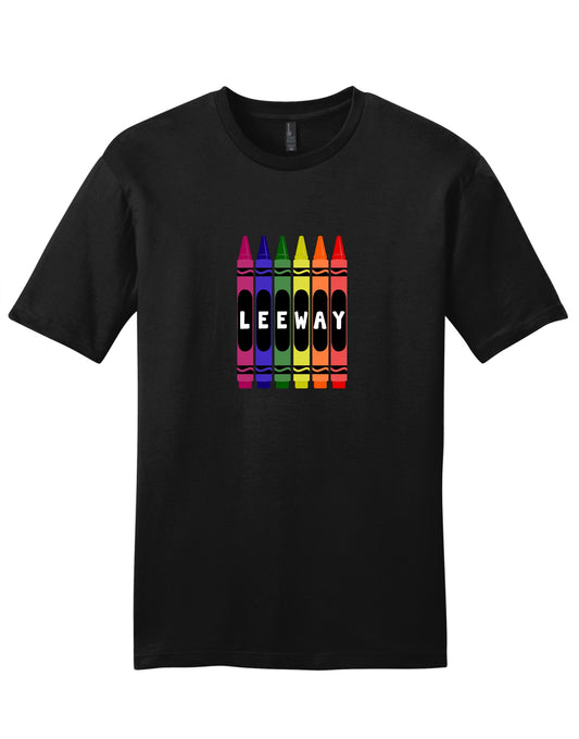 Leeway School ADULT Crayon Printed Tee