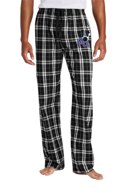 Middle Country Bowling Adult Flannel Plaid Printed Pant