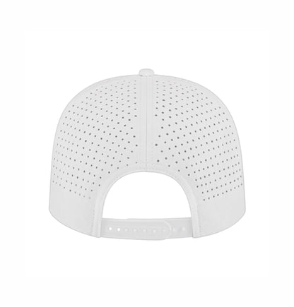McDevitt Anyrope White Hat with Navy Rope