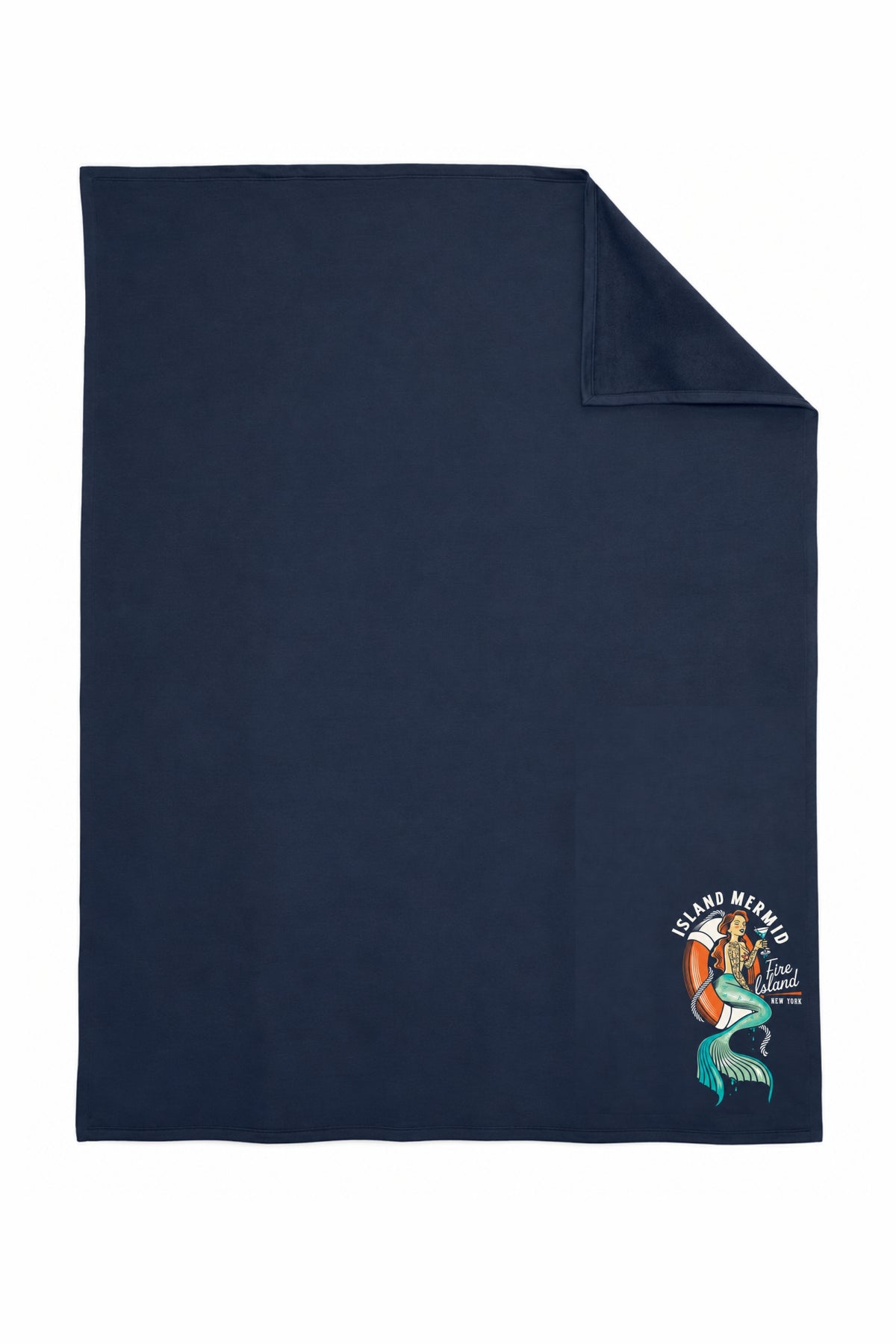Island Mermaid Oversized Fleece Sweatshirt Blanket