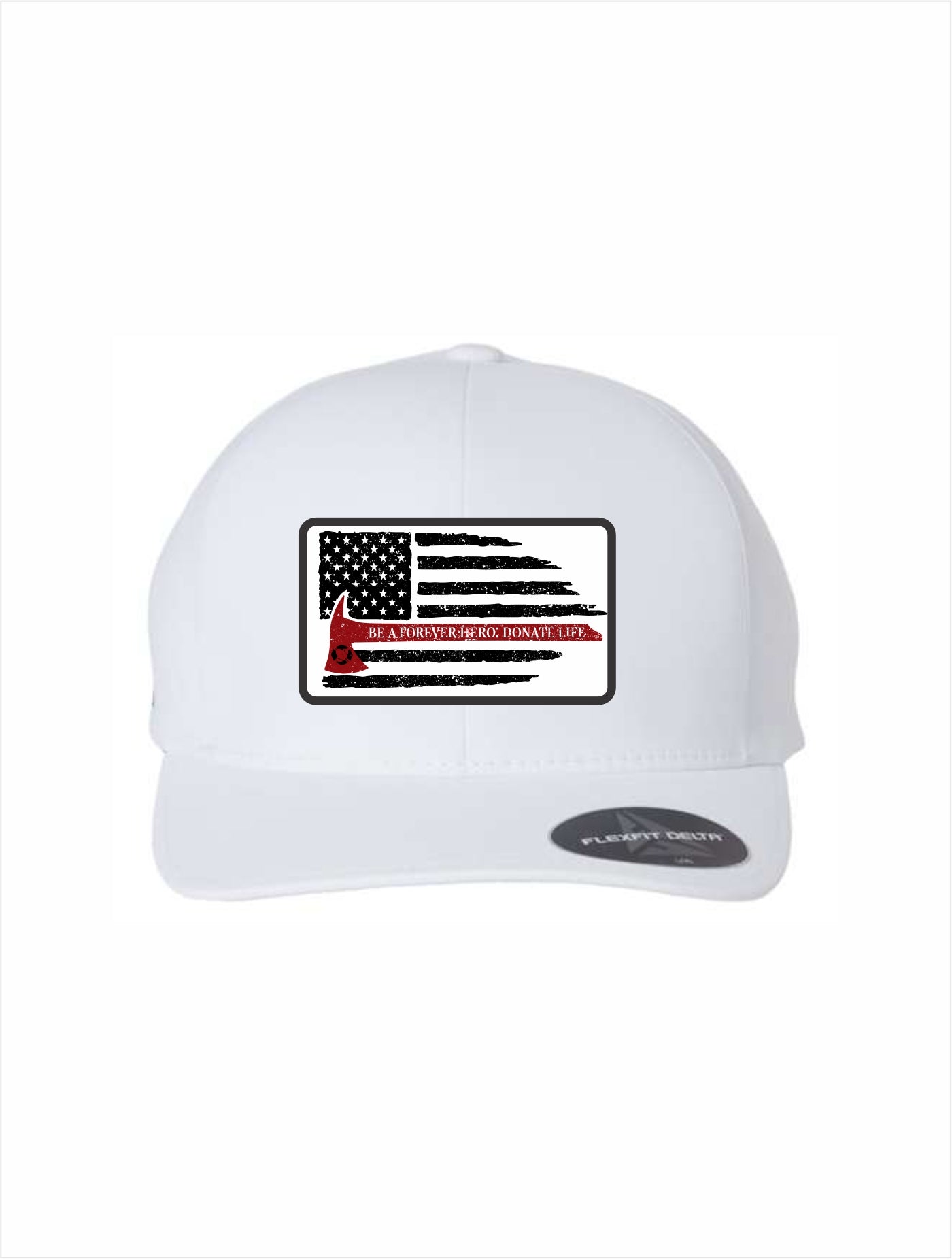 BMF Flag Patch Flexfit Delta Seamless Performance Cap