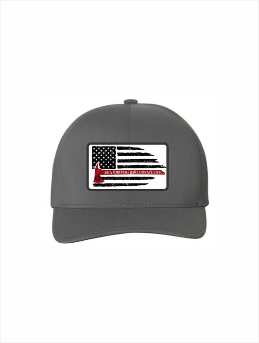 BMF Flag Patch Flexfit Delta Seamless Performance Cap