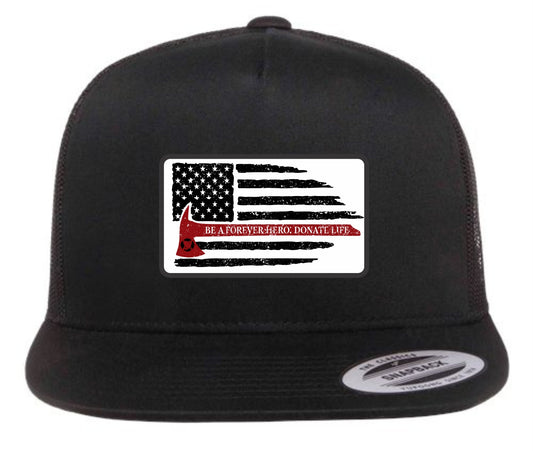 BMF Adult Snapback Trucker Flag Patch Cap