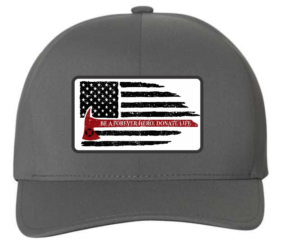 BMF Flag Patch Flexfit Delta Seamless Performance Cap