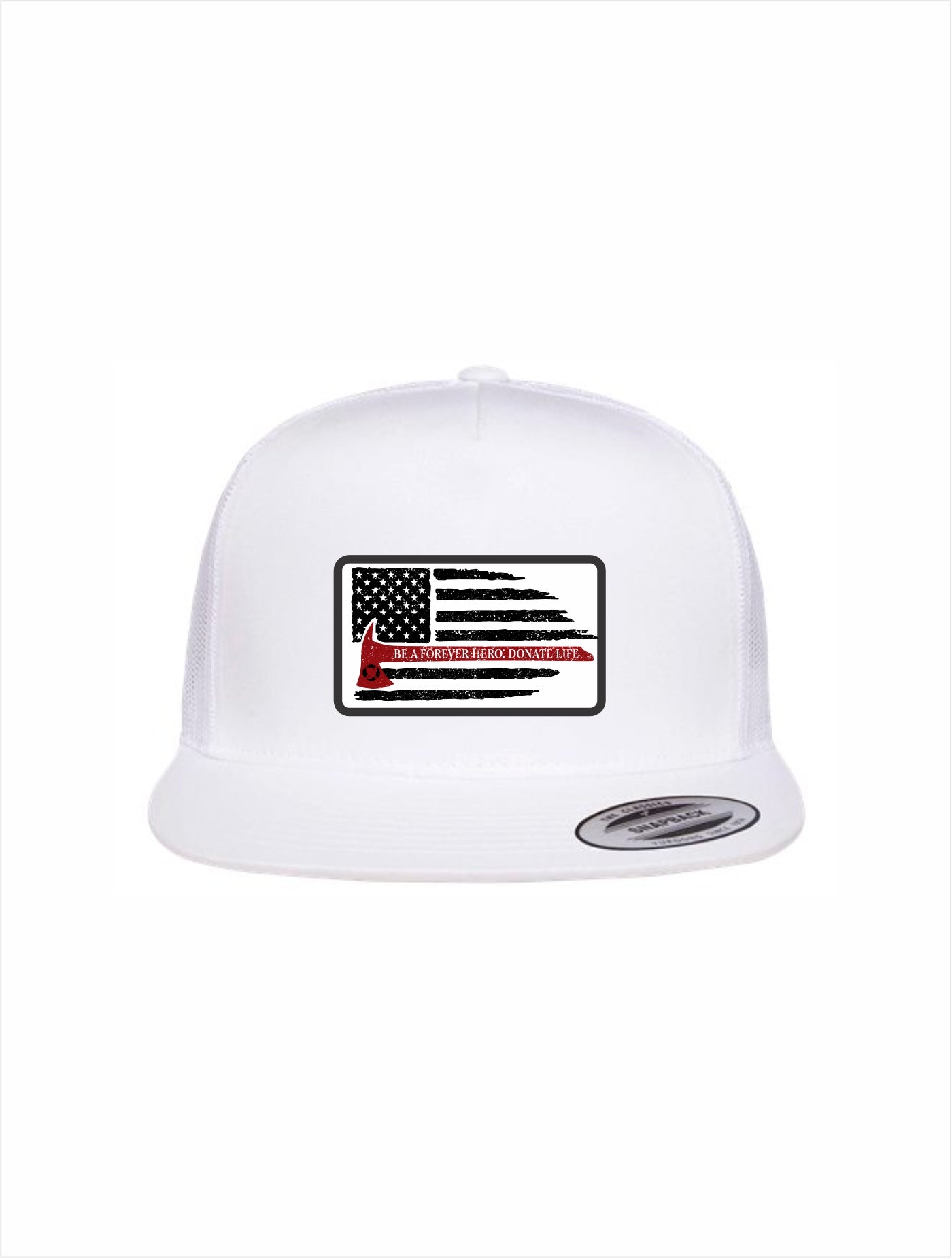 BMF Adult Snapback Trucker Flag Patch Cap