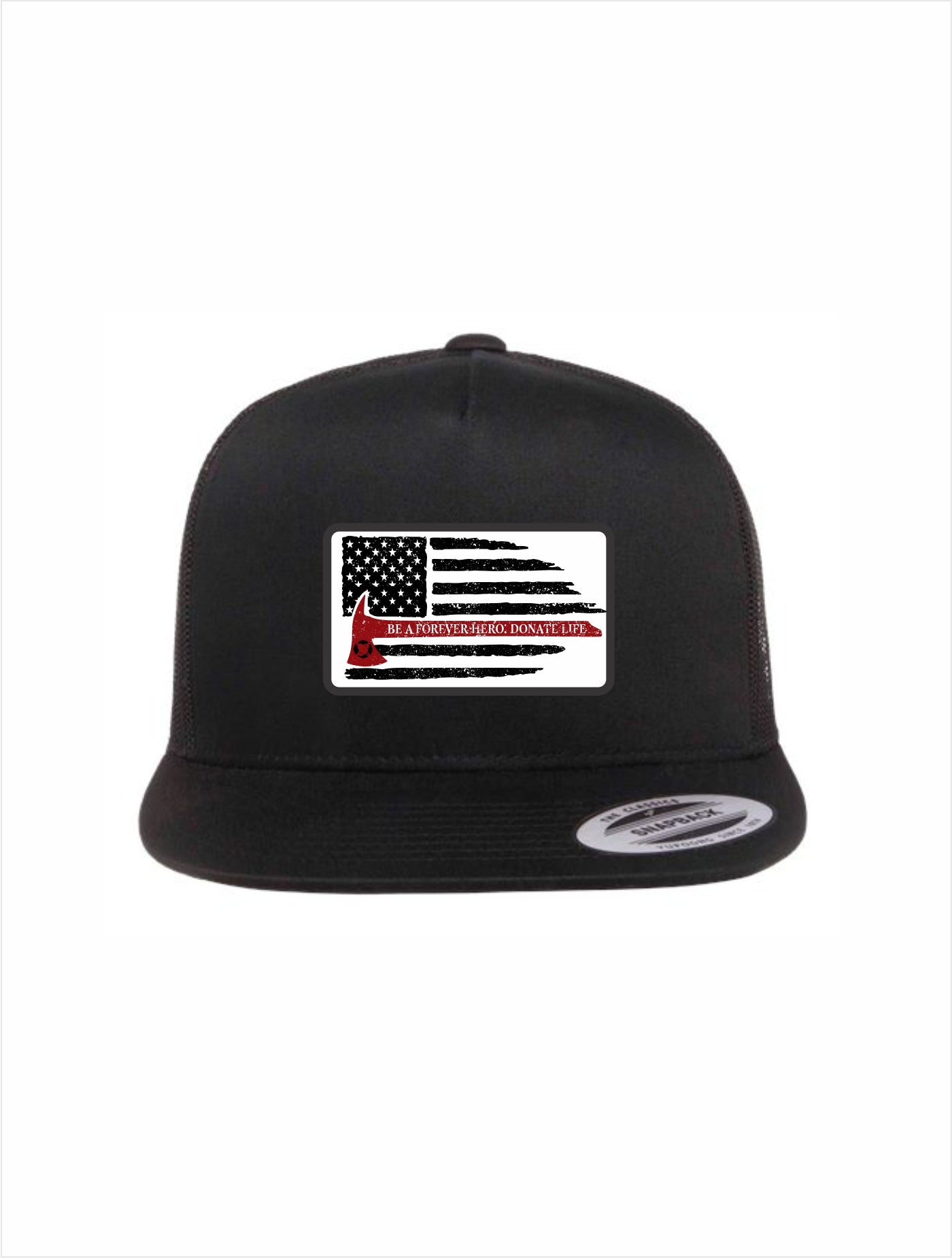 BMF Adult Snapback Trucker Flag Patch Cap