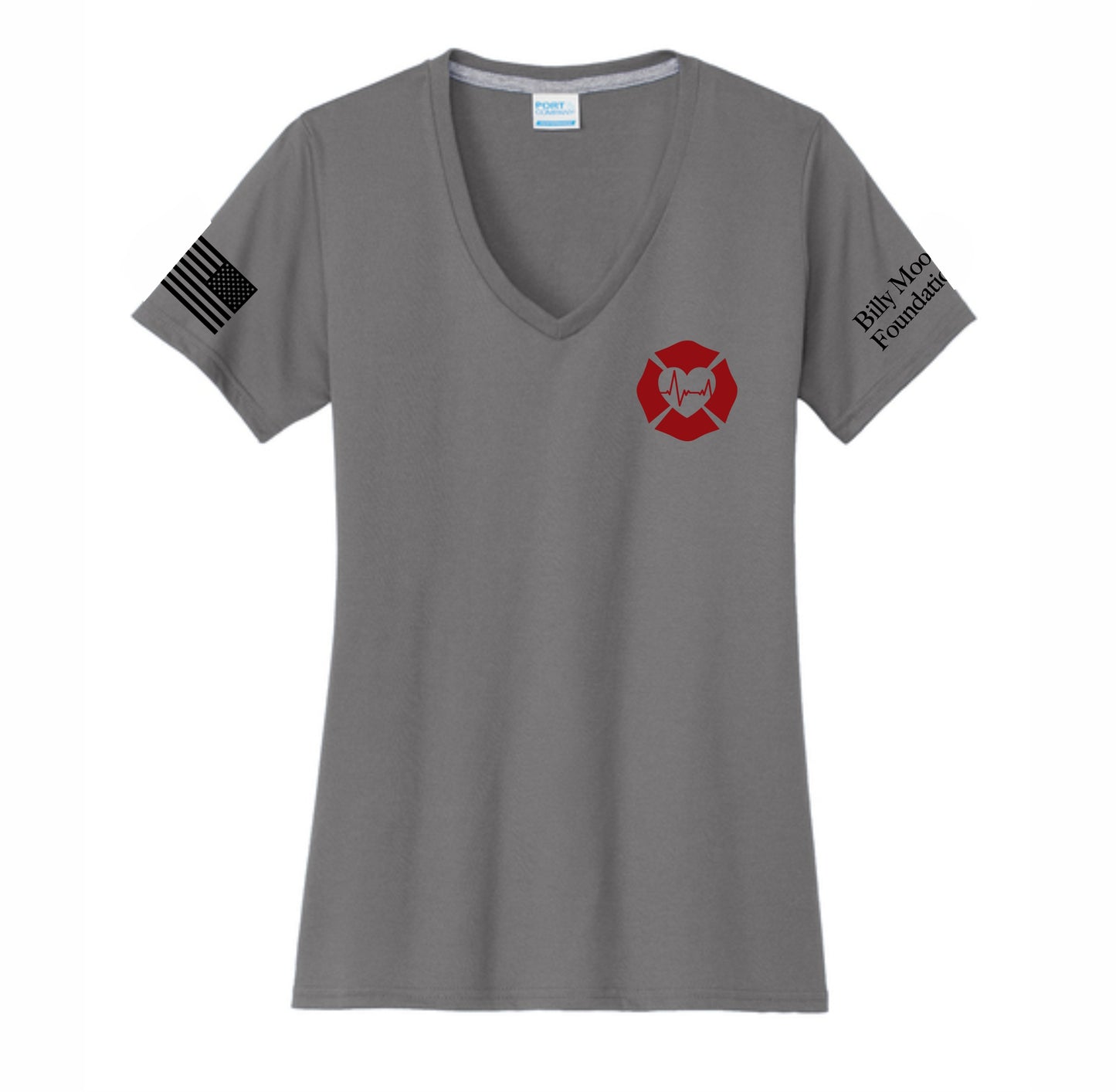 New! BMF Flag Foundation Women's V-Neck