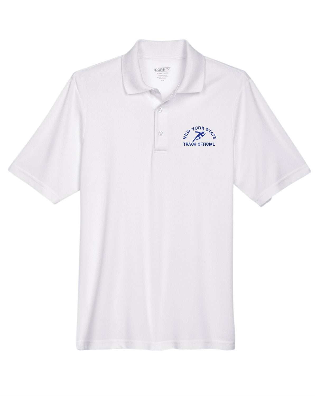 NYS Track Officials Men's Embroidered Performance Polo