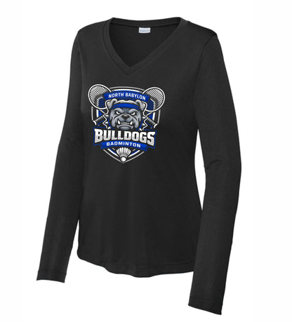 North Babylon Badminton Ladies Long sleeve Performance Tee