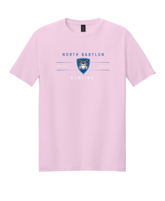 North Babylon Bowling Lined Design Unisex Printed Tee