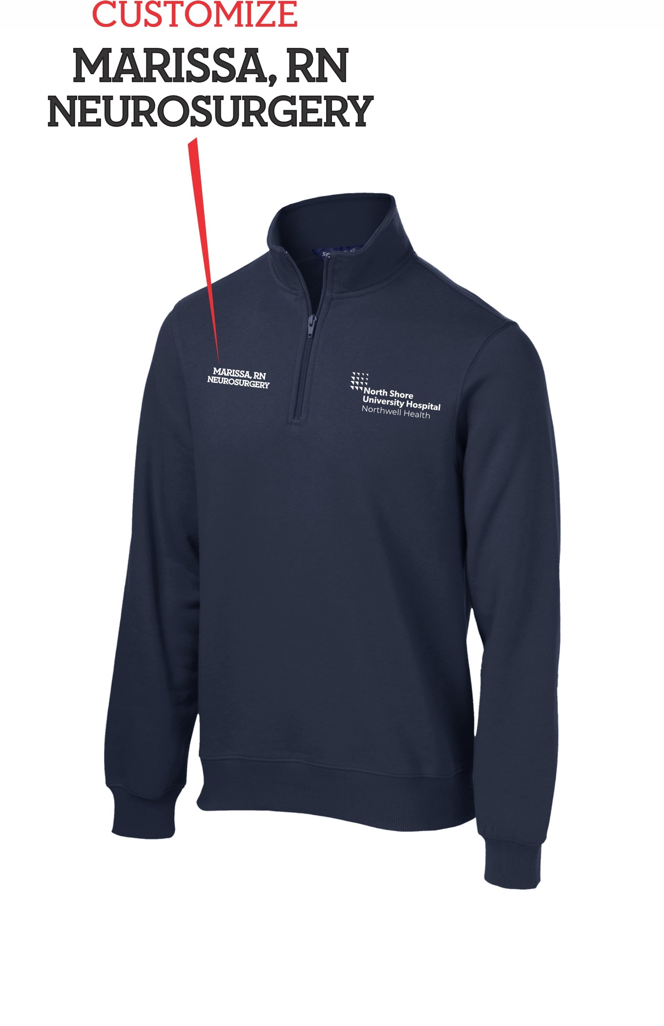 Custom Embroidered Sport-Tek® 1/4-Zip Sweatshirt