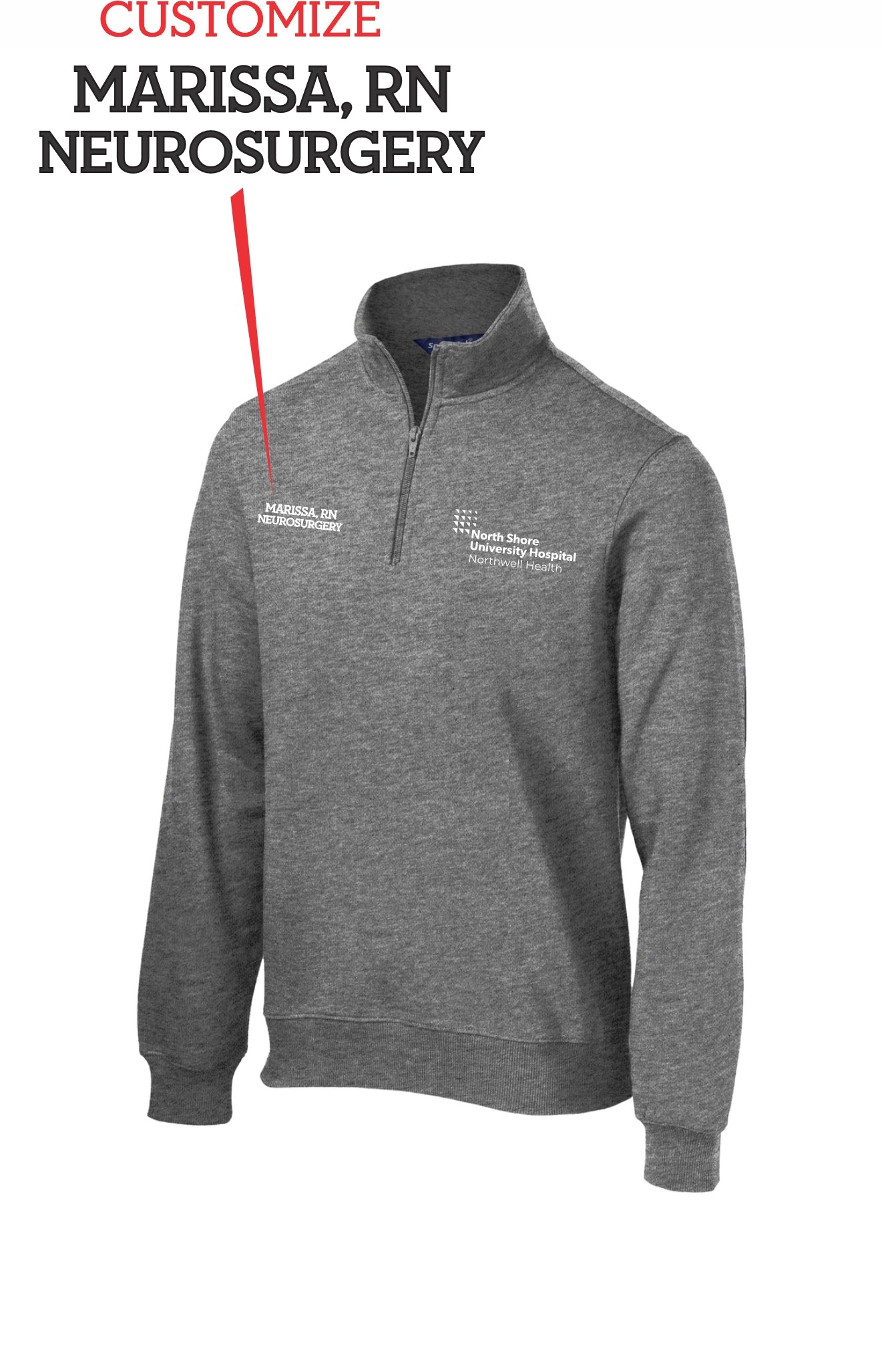 Custom Embroidered Sport-Tek® 1/4-Zip Sweatshirt