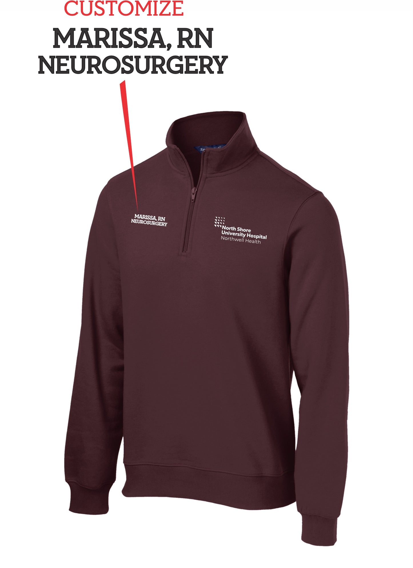 Custom Embroidered Sport-Tek® 1/4-Zip Sweatshirt