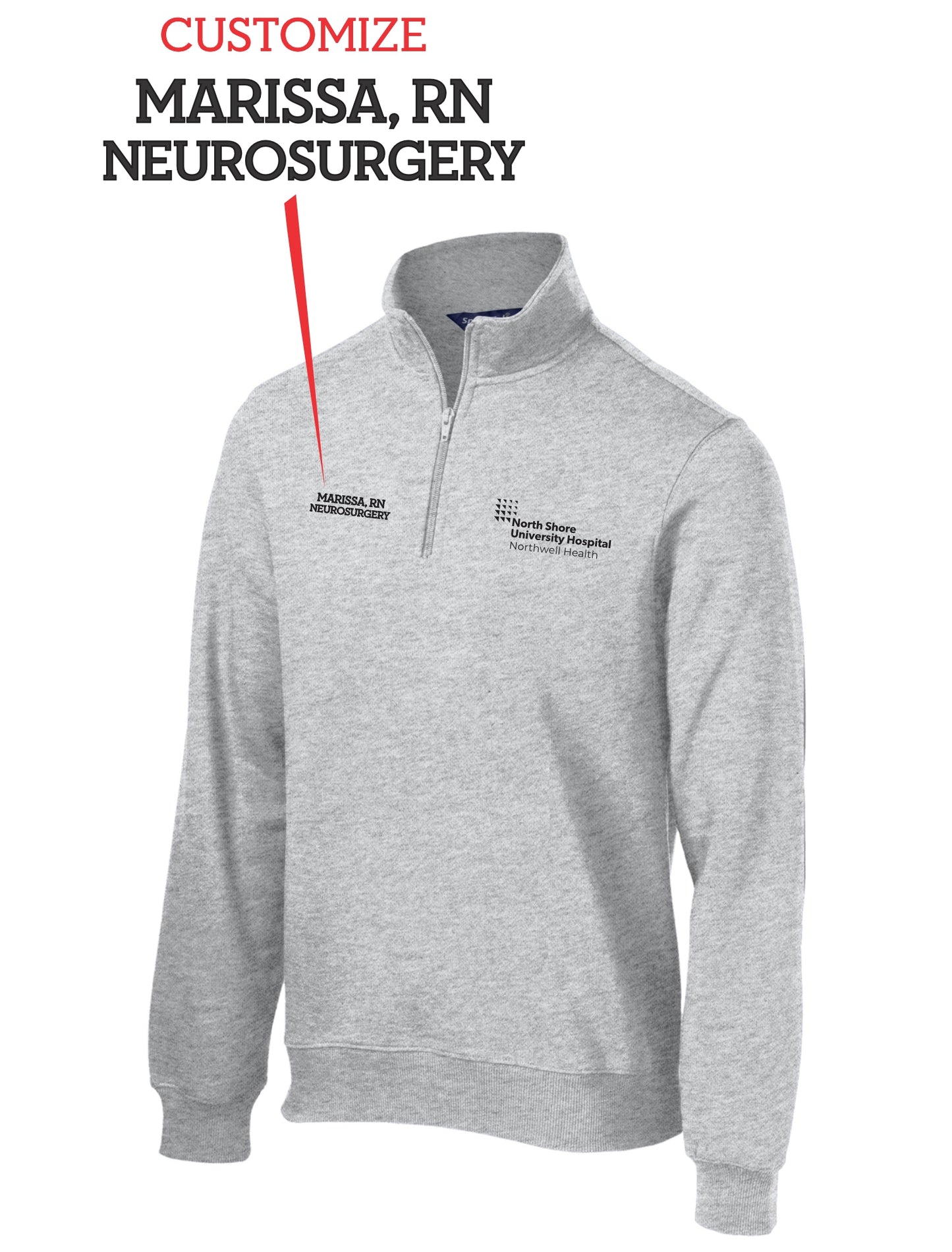 Custom Embroidered Sport-Tek® 1/4-Zip Sweatshirt