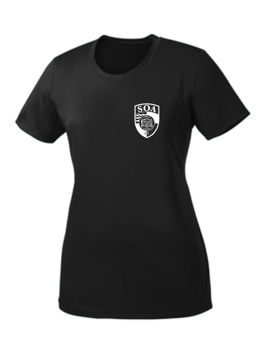 RPD SOA BLACK & GREY Ladies Printed Performance Tee