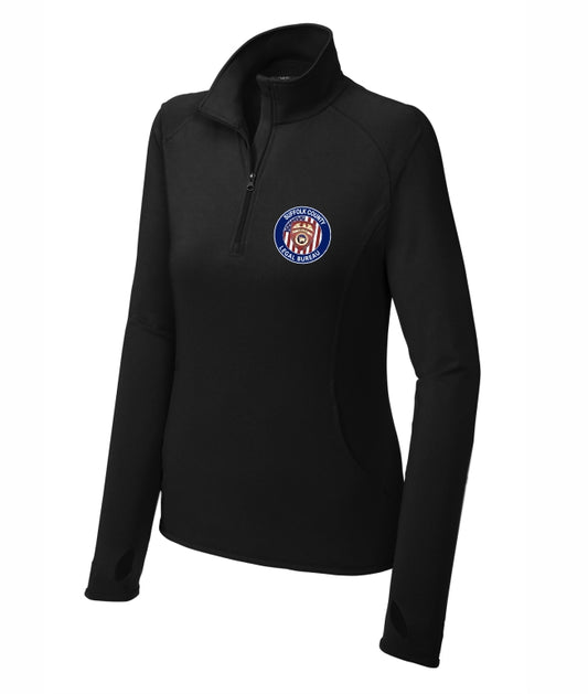 SCPD Legal Ladies Stretch 1/4-Zip FULL COLOR Printed Pullover