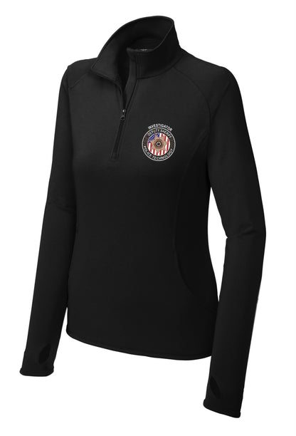 SC Sheriff Women's Sport-tek Stretch 1/4-Zip PRINTED Pullover