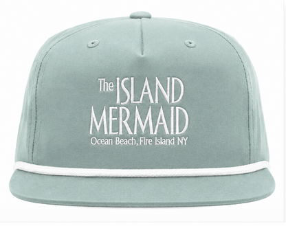 Island Mermaid Embroidered Rope Hat