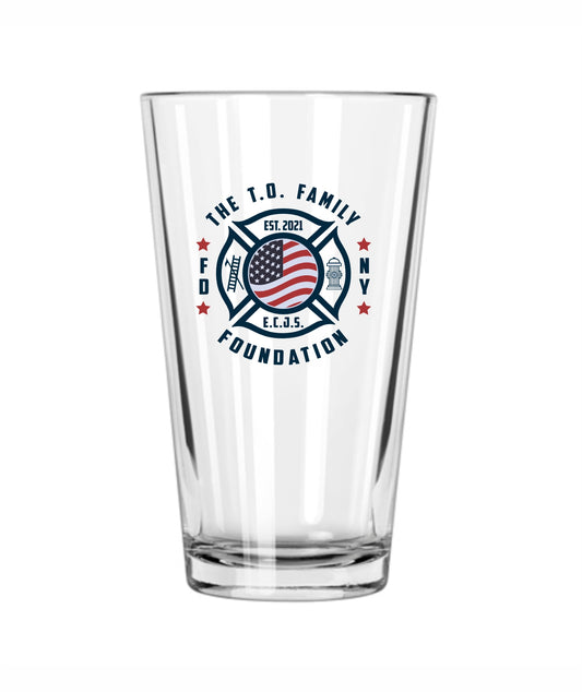 TOFF Printed Pint Glass