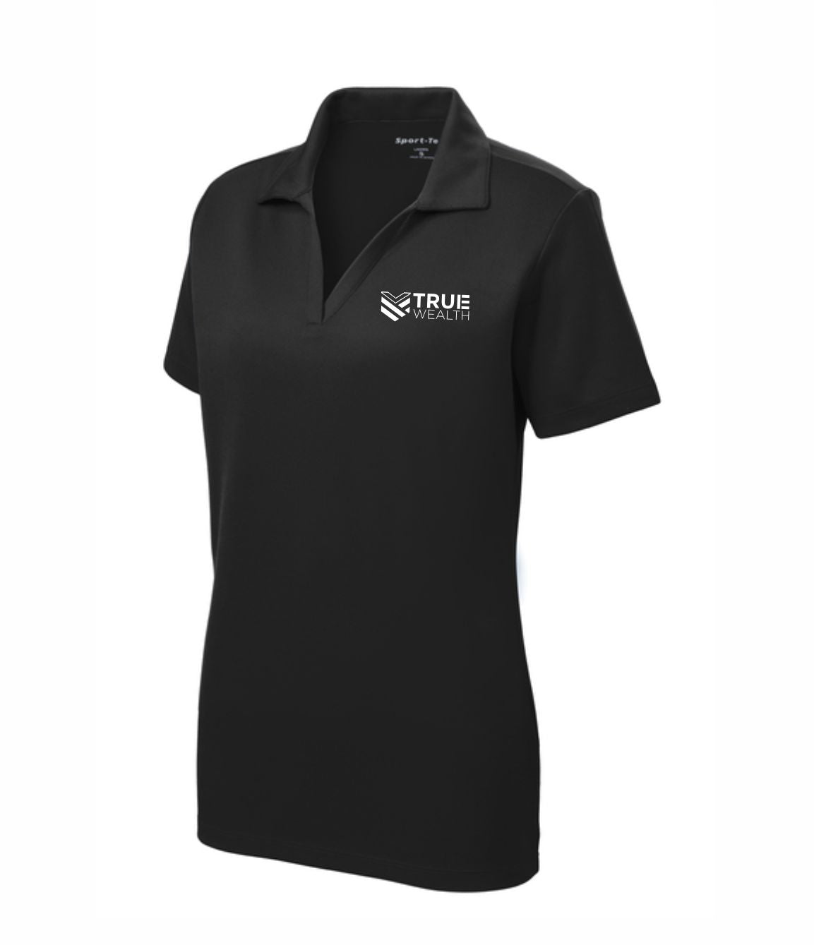 True Wealth Women's Embroidered Polo