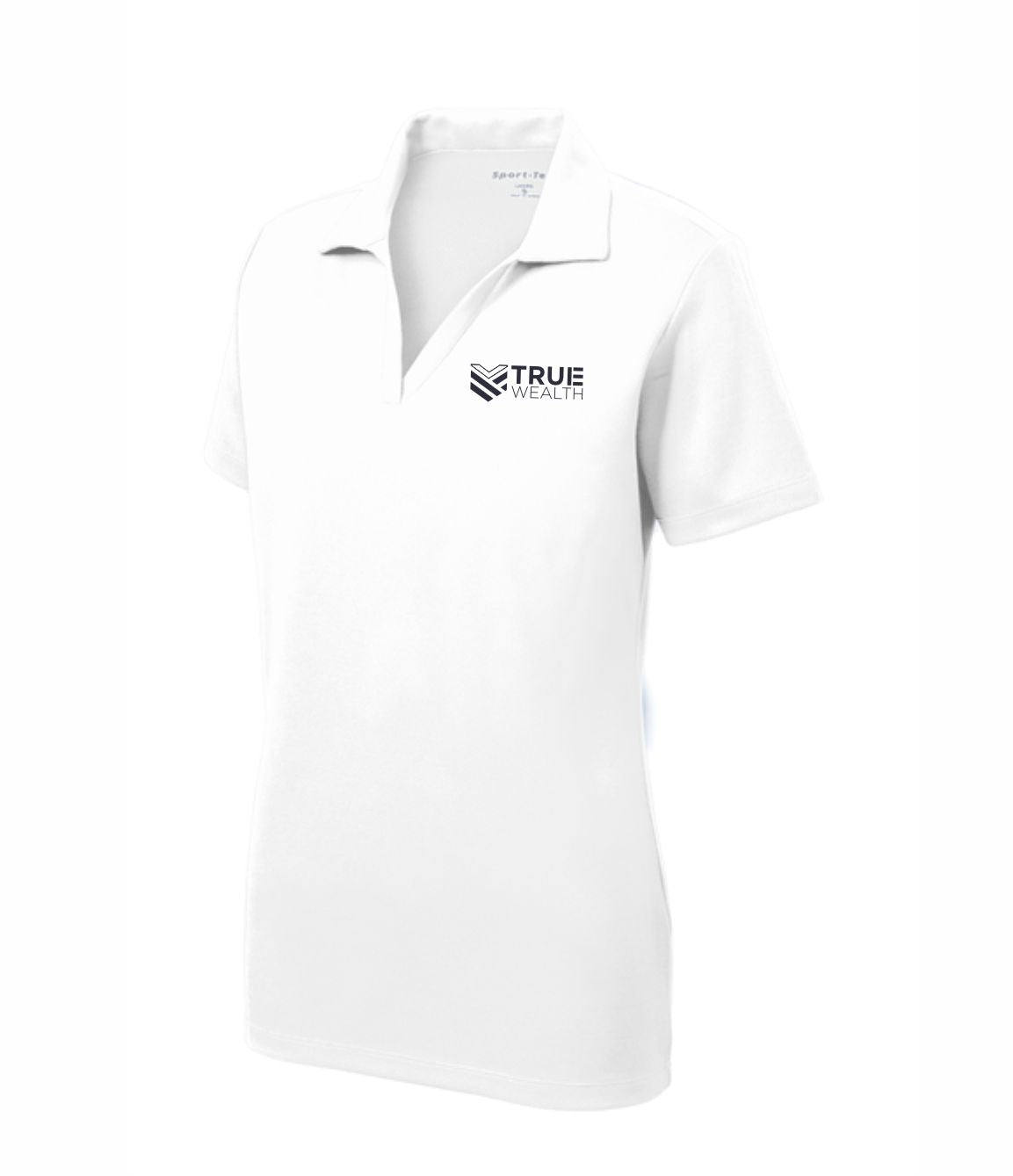 True Wealth Women's Embroidered Polo