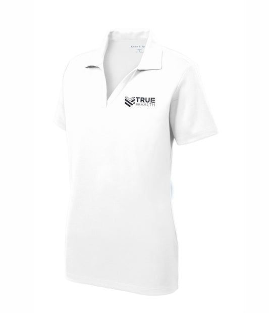 True Wealth Women's Embroidered Polo