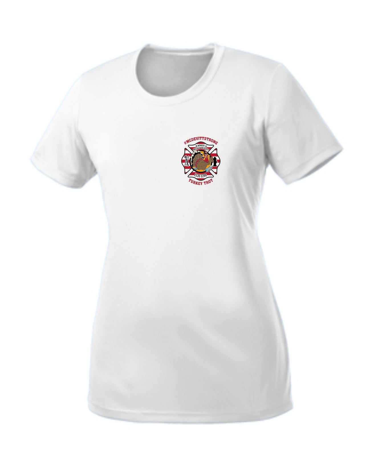 Turkey Trot Ladies PERFORMANCE Printed Tee