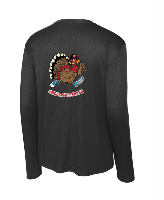 Turkey Trot Performance Printed Long Sleeve