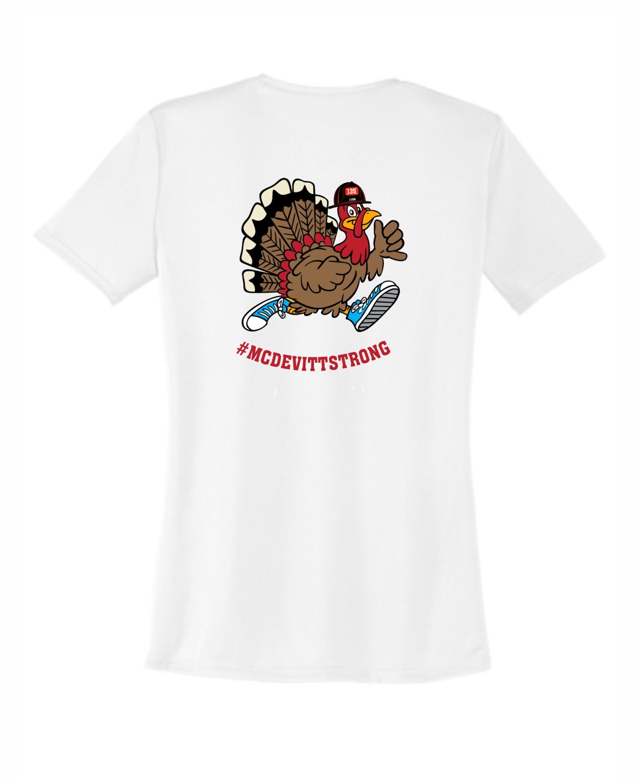 Turkey Trot Ladies PERFORMANCE Printed Tee