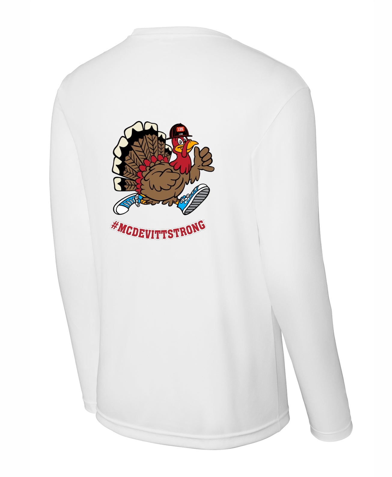 Turkey Trot Performance Printed Long Sleeve