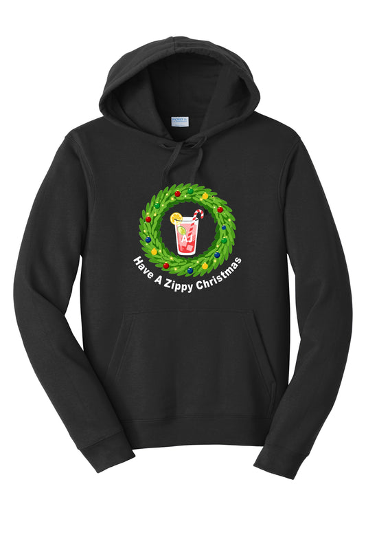 Zippy Christmas Pullover Hooded Printed Sweatshirt