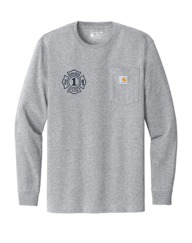 CI FIRE Carhartt ® Workwear Pocket Long Sleeve PRINTED T-Shirt