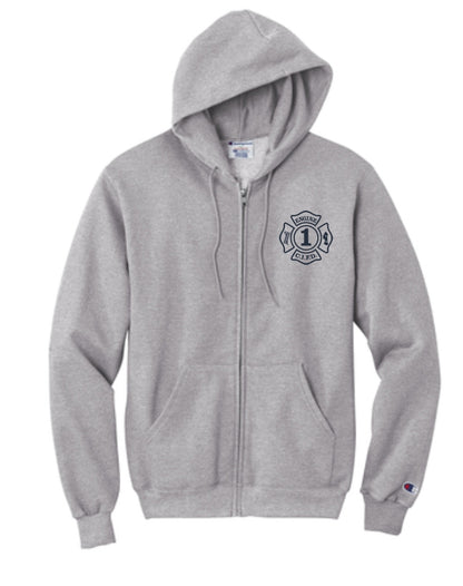 CI FIRE Champion® Powerblend® Full-Zip EMBROIDERED Hoodie