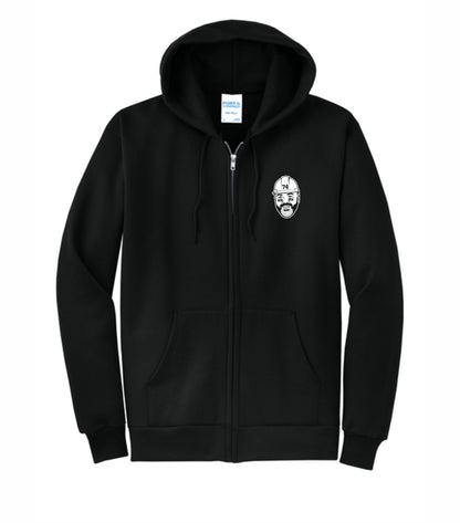 Fisher Full Zip Hooded Printed Sweatshirt