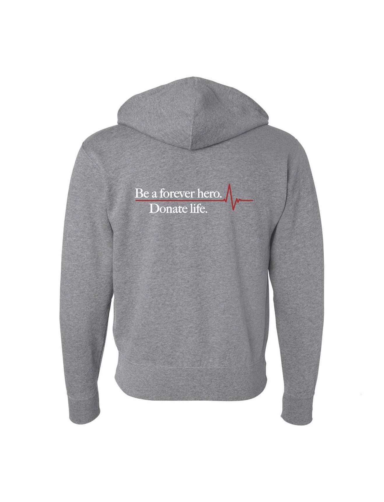 BMF Unisex Full-Zip Hooded Printed Sweatshirt