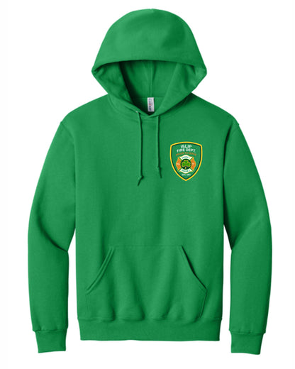 Islip Fire Dept St Patricks Day Unisex Printed Hoodie