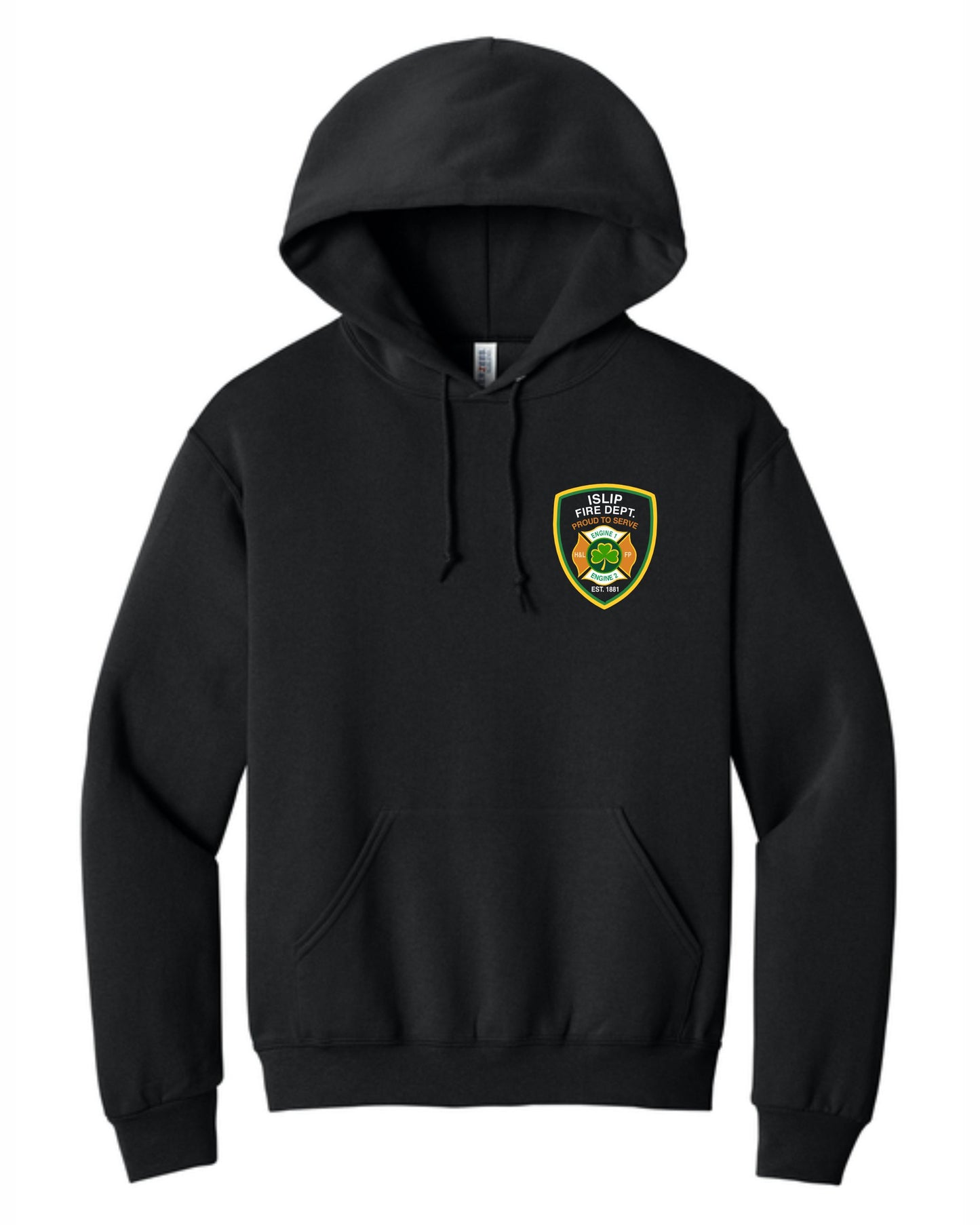 Islip Fire Dept St Patricks Day Unisex Printed Hoodie