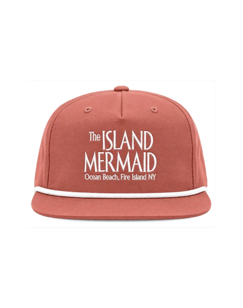 Island Mermaid Embroidered Rope Hat