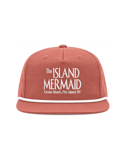 Island Mermaid Embroidered Rope Hat