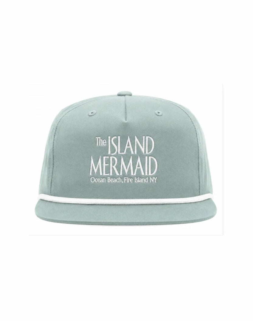 Island Mermaid Embroidered Rope Hat