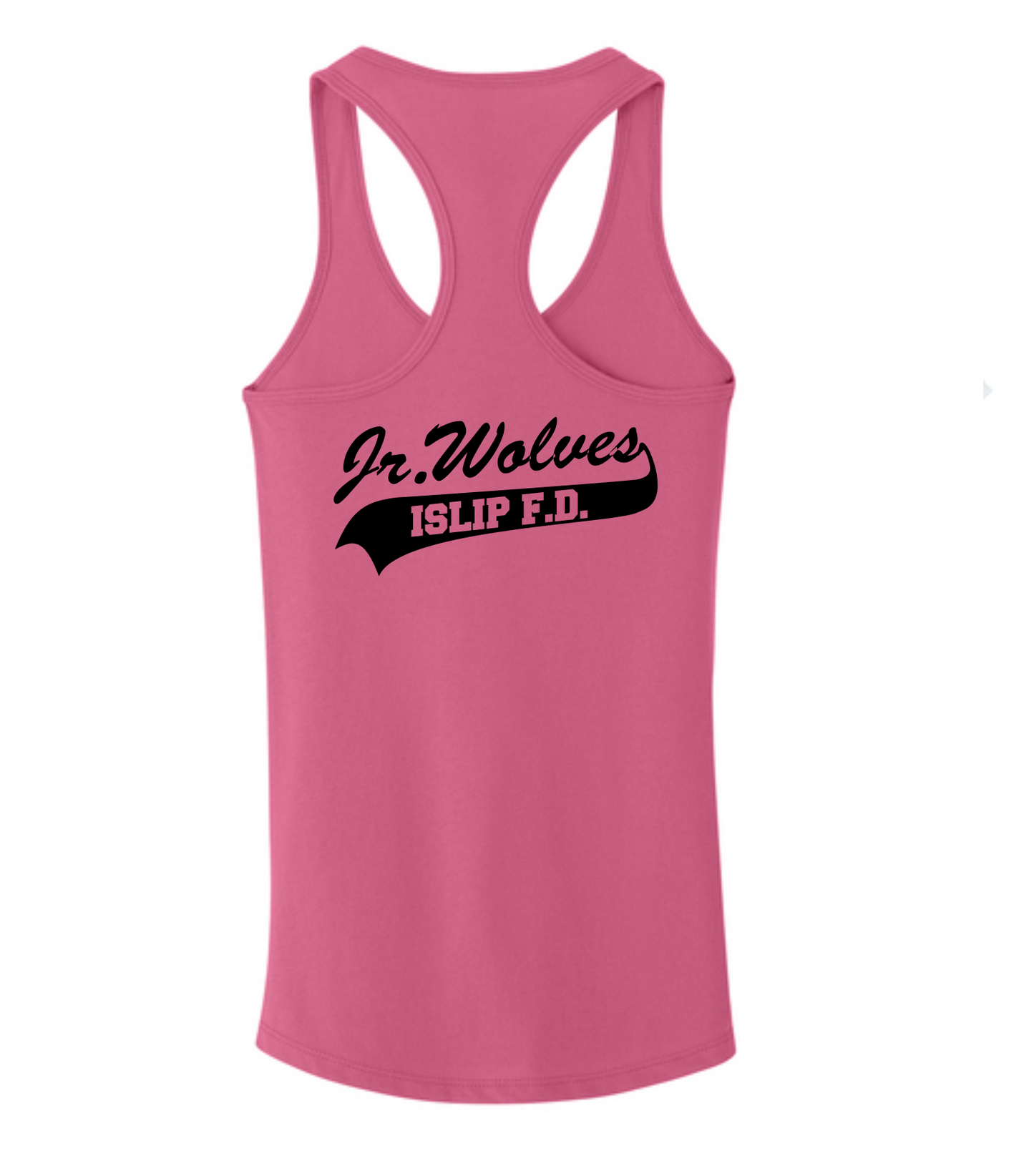 Jr Wolves Left Chest Logo Women's Racerback tank
