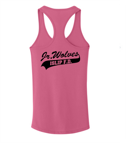 Jr Wolves Left Chest Logo Women's Racerback tank