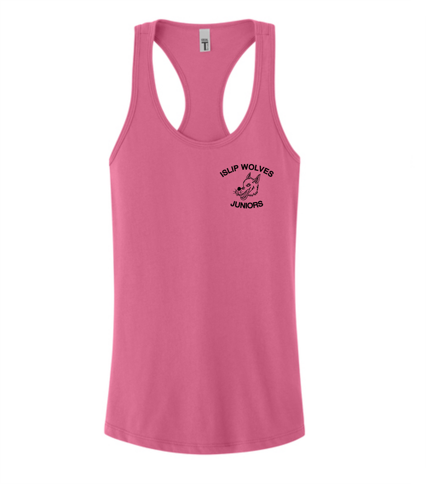 Jr Wolves Left Chest Logo Women's Racerback tank