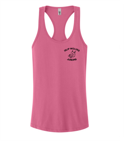 Jr Wolves Left Chest Logo Women's Racerback tank