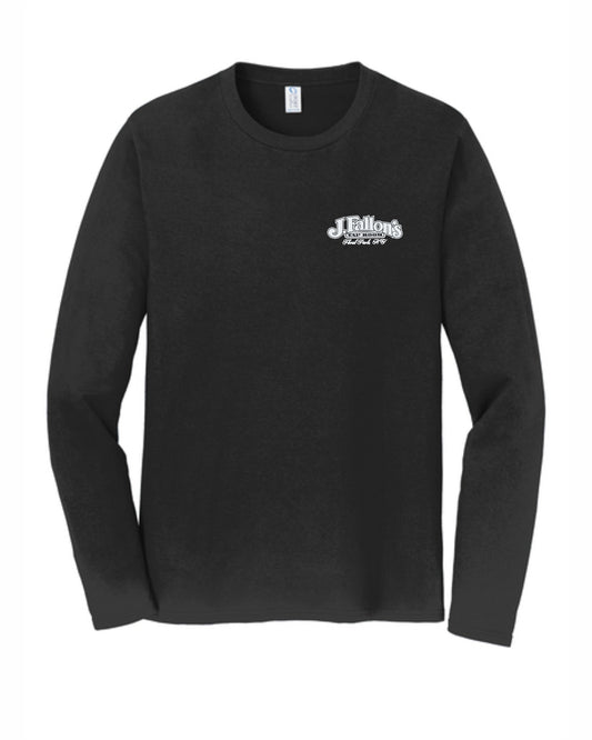 J Fallon's Bar Design Longsleeve Tee Front Print