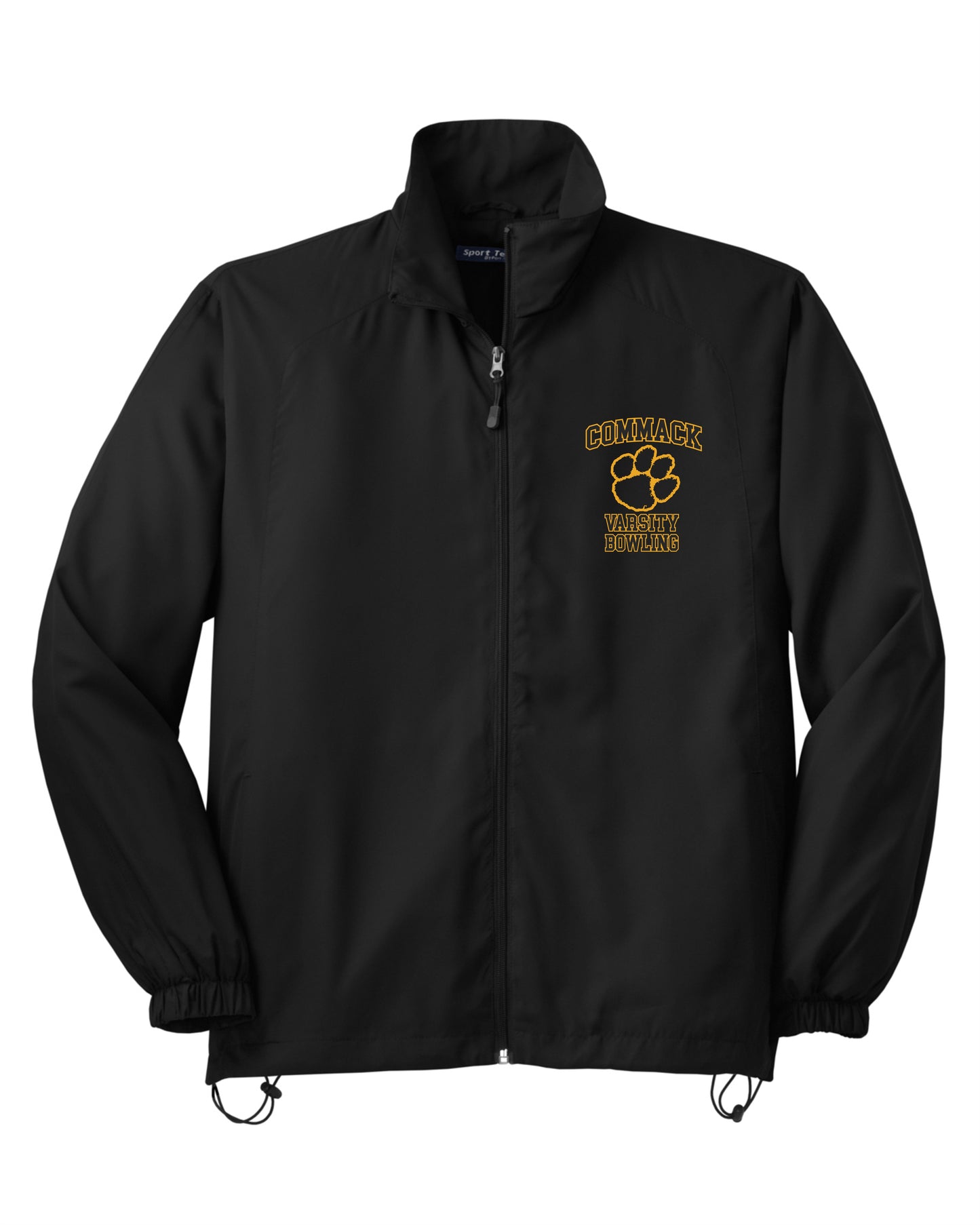 Commack Varsity Bowling Unisex Full-Zip Printed Wind Jacket