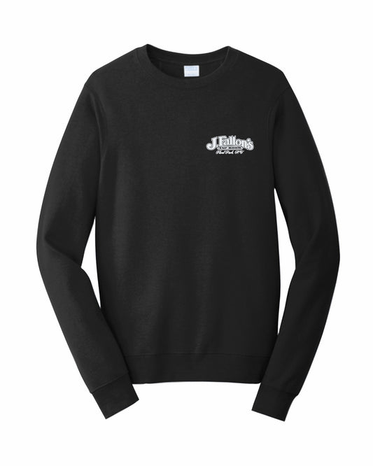 J Fallon's Bar Design Crewneck Sweatshirt Front Print