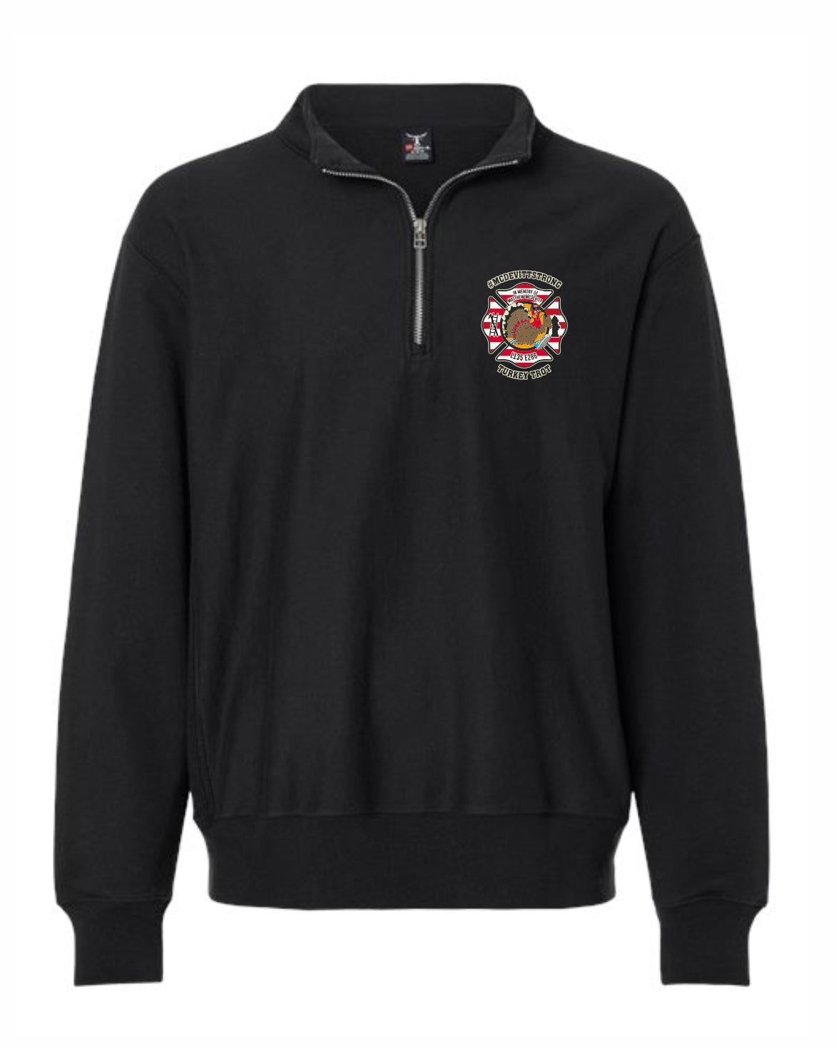 McDevitt Hanes Beefy® Sweats Premium Heavyweight Quarter-Zip Sweatshirt