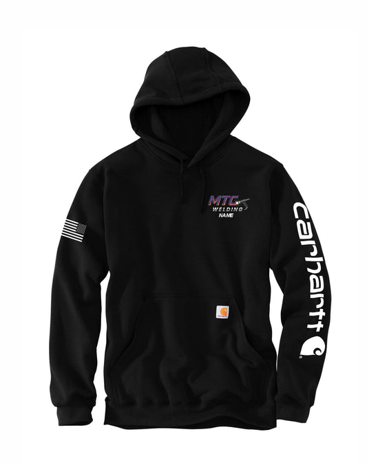 MTC Welding Carhartt® Midweight Hooded Logo Sweatshirt